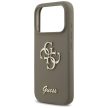 GUESS case IPHONE 17 Pro GUHCP17LSC4GSMW (Silicone W/ Big 4G Script) tok, barna