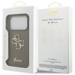 GUESS case IPHONE 17 Pro GUHCP17LSC4GSMW (Silicone W/ Big 4G Script) tok, barna