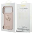 GUESS case IPHONE 17 Pro GUHCP17LSC4GSMP (Silicone W/ Big 4G Script) tok, rózsaszín