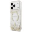 GUESS case IPHONE 17 Pro MagSafe GUHMP17LRGRGED (Resin Bottom Glitter) tok, arany
