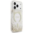 GUESS case IPHONE 17 Pro MagSafe GUHMP17LRGRGED (Resin Bottom Glitter) tok, arany