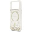 GUESS case IPHONE 17 Pro MagSafe GUHMP17LRGRGED (Resin Bottom Glitter) tok, arany