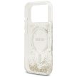 GUESS case IPHONE 17 Pro MagSafe GUHMP17LRGRGED (Resin Bottom Glitter) tok, arany