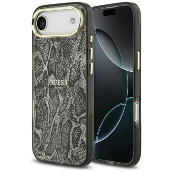 Guess Python Pattern MagSafe Case iPhone 17 Air tok, fekete