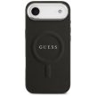 GUESS case IPHONE 17 Air MagSafe GUHMP17MPSAREGSK (PU W/ Classic Logo) tok, fekete