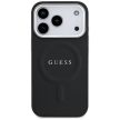 GUESS case IPHONE 17 Pro MagSafe GUHMP17LPSAREGSK (PU W/ Classic Logo) tok, fekete