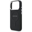 GUESS case IPHONE 17 Pro MagSafe GUHMP17LPSAREGSK (PU W/ Classic Logo) tok, fekete