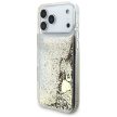 Guess Liq. Glitter 4 Charms case iPhone 17 Pro Max tok, arany