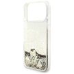 Guess Liq. Glitter 4 Charms case iPhone 17 Pro Max tok, arany