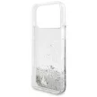 Guess Liq. Glitter Charms case iPhone 17 Pro Max tok, ezüst