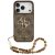 GUESS case IPHONE 17 Pro GUHCP17LP4GMGSW (PU W/ Strap 4G Classic Logo) tok, barna