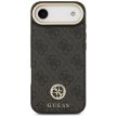 GUESS case IPHONE 17 Air MagSafe GUHMP17MP4G4DCSK (PU W/ Strass Logo & Big Strap Metal Buttons) tok, fekete