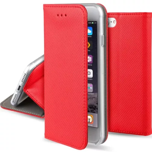 Smart Magnet case Samsung Galaxy A37 5G tok, piros