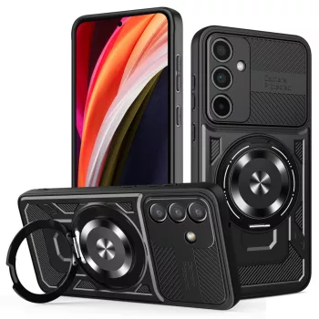 Defender Armor Mag case Samsung Galaxy A37 5G tok, fekete