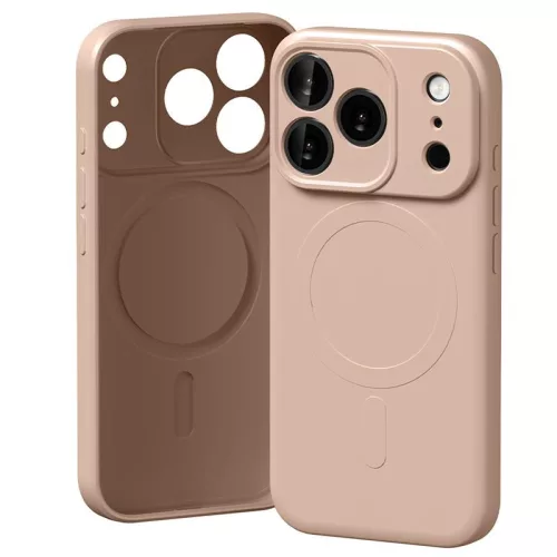Mercury Semi-Silicon Magsafe Samsung Galaxy A37 tok, rózsaszín