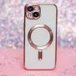 Color Chrome Mag case Samsung Galaxy A37 5G tok, rozéarany