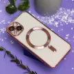 Color Chrome Mag case Samsung Galaxy A37 5G tok, rozéarany