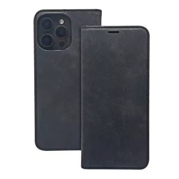 Smart Suede case Samsung Galaxy A37 5G tok, fekete