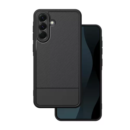 Simple Carbon case Samsung Galaxy A57 5G tok, fekete