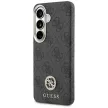 Guess 4G Rhinestone Round Logo MagSafe Samsung Galaxy S26 Plus tok, fekete