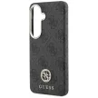 Guess 4G Rhinestone Round Logo MagSafe Samsung Galaxy S26 Plus tok, fekete