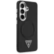 Guess Embossed Ring Triangle Logo MagSafe Samsung Galaxy S26 tok, fekete