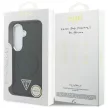 Guess Embossed Ring Triangle Logo MagSafe Samsung Galaxy S26 tok, fekete