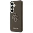 Guess Grained Big 4G Metal Logo Samsung Galaxy S26 tok, barna