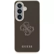 Guess Grained Big 4G Metal Logo Samsung Galaxy S26+ tok, barna