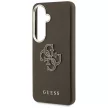 Guess Grained Big 4G Metal Logo Samsung Galaxy S26+ tok, barna