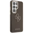 Guess Grained Big 4G Metal Logo Samsung Galaxy S26 Ultra tok, barna