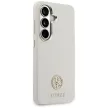 Guess Rhinestone Round Logo MagSafe Samsung Galaxy S26 tok, bézs