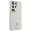 Guess Rhinestone Round Logo MagSafe Samsung Galaxy S26 Ultra tok, bézs