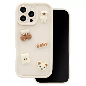 Ultra Trendy 3D case Samsung Galaxy A57 5G bear tok, színes