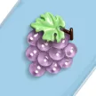 Fruit 2in1 case Samsung Galaxy A37 5G tok, kék