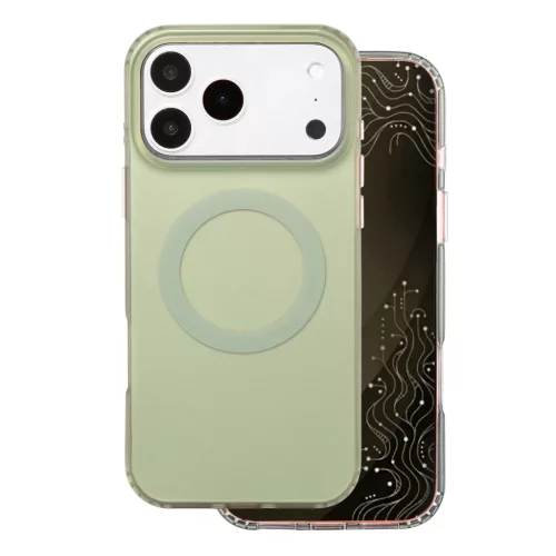 Tecto Shield Mistiq Mag iPhone 17 Pro Max / 18 Pro Max tok, olivazöld