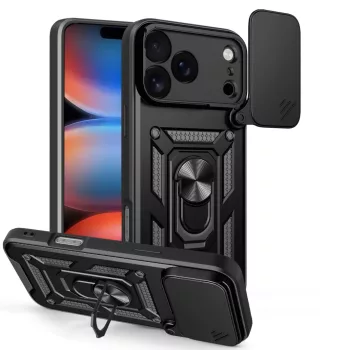 Defender Slide iPhone 17 Pro Max / 18 Pro Max tok, fekete