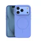 Silicone Thin Mag iPhone 17 Pro / 18 Pro tok, világoskék