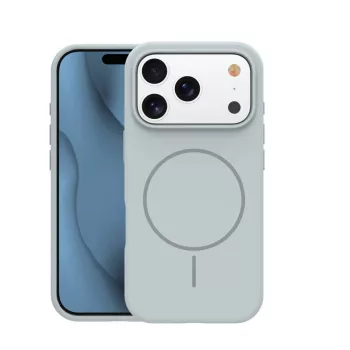 Silicone Thin Mag iPhone 17 Pro / 18 Pro tok, ezüst
