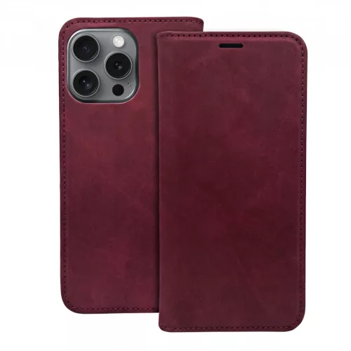 Smart Suede iPhone 17 Pro Max / 18 Pro Max tok, bordó