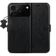 Smart Luxe leather iPhone 17 Pro / 18 Pro tok, fekete