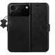 Smart Luxe leather iPhone 17 Pro Max / 18 Pro Max tok, fekete