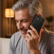 Smart Luxe leather iPhone 17 Pro Max / 18 Pro Max tok, fekete