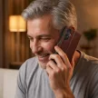 Smart Luxe leather iPhone 17 Pro / 18 Pro tok, barna