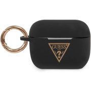   Guess Airpods Pro Silicone Triangle Logo (GUACAPLSTLBK) tok, fekete