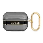   Guess Apple Airpods Pro Printed Stripe Collection (GUAPHHTSK) tok, fekete