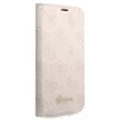 Guess GUBKP14SHG4SHP 4G Vintage Gold Logo iPhone 14 6.1" oldalra nyíló tok, rózsaszín