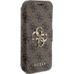 Guess GUBKP15L4GMGBR 4G Metal Logo iPhone 15 Pro 6.1" oldalra nyíló tok, barna