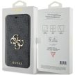 Guess GUBKP15L4GMGGR 4G Metal Logo iPhone 15 Pro 6.1", oldalra nyíló tok, szürke