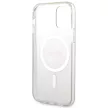Guess Szett GUBPP12MH4EACSW Tok + Magsafe töltő iPhone 12/12 Pro hátlap, 4G Print, barna